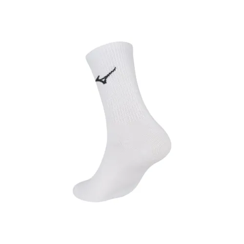 Mizuno Белые Унисекс Носки MID до икры
