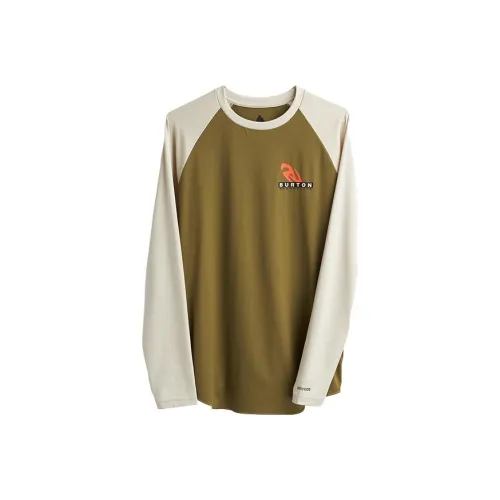 BURTON ROADIE Зеленый Мужская Футболка
