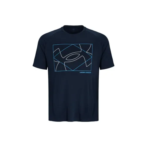 Under Armour T-Shirt Мужской Темно-синий