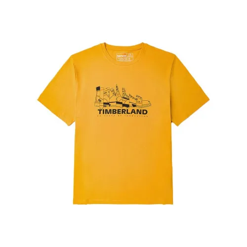 TIMBERLAND Камень Желтый Унисекс Футболка