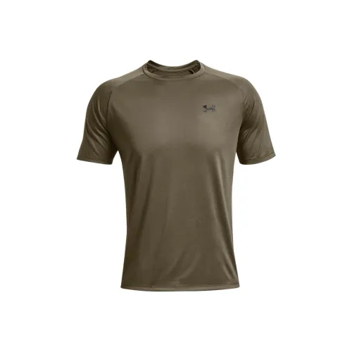 Under Armour Рукав реглан T-рубашка мужская TENT зеленый