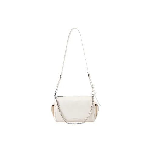 SEM R Сумка через плечо из синтетической кожи большая женская натуральный белый ореховый коричневый черный