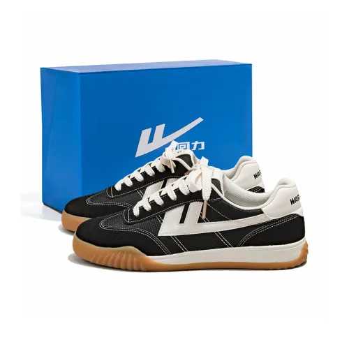 Warrior Low Топ Скейтборд Кроссовки Мужские Черные Бежевые