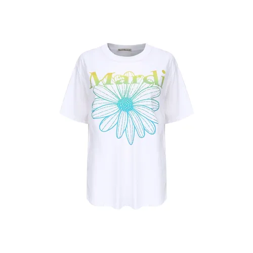 MARDI MERCREDI T-рубашка унисекс белая