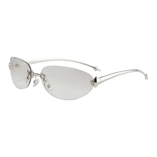 MUYKUY Металл OVAL SUNGLASSES Унисекс