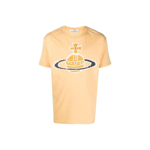 Vivienne Westwood Желтые Мужские T-Рубашки