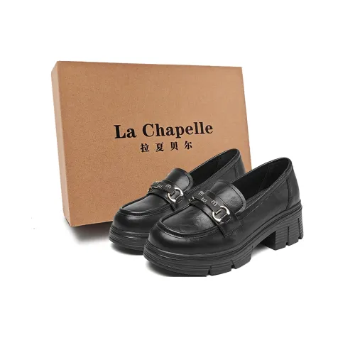 La Chapelle Лоферы 5 см Женские Черные