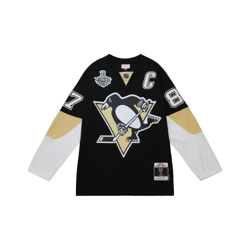 MITCHELL NESS T-Shirt Мужской Черный