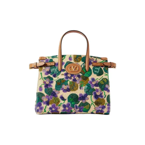 Valentino Raffia Tote Bag Shopping Bag Shoulder Bag Handbag Women's Multicolor Валентино Рафия Тоут Сумка Сумка для покупок Сумка через плечо Сумка Женская Многоцветная