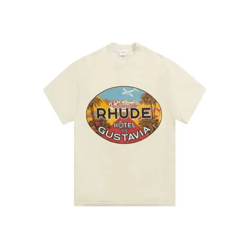 Rhude Белая Унисекс Футболка