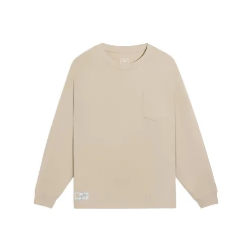 LINING Sports Trend Series T-Shirt Мужская Молочно-Коричневый