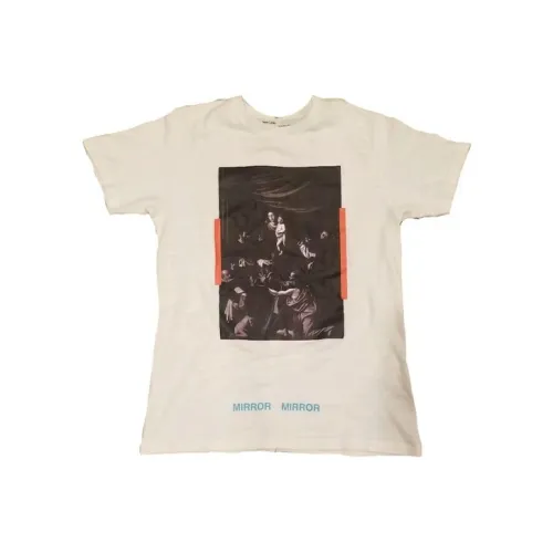 Off Белый Мужской T-Рубашки