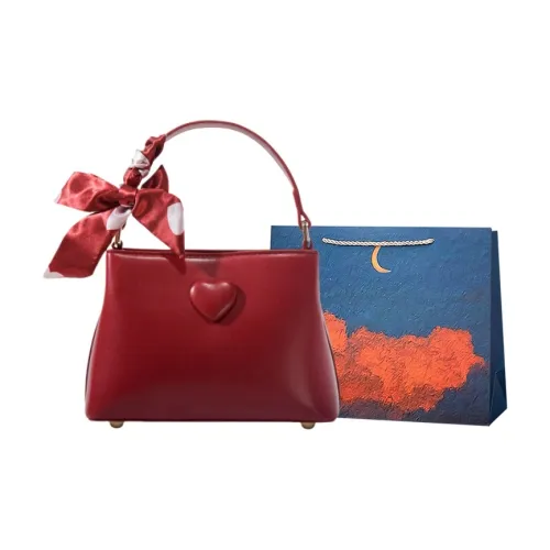 Elsvet ПУ (полиуретан) Сумка Стандартная Женская Бордовая