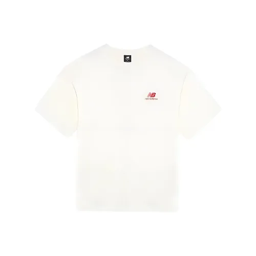 New Balance совместный бренд SS22 T Рубашка Мужская Айвори Белый