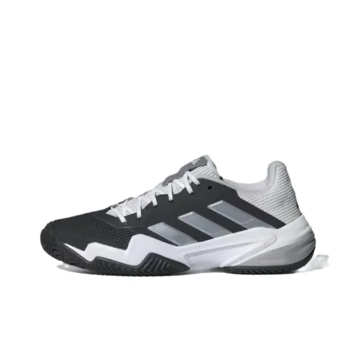 Adidas Barricade 13 Low Топ Теннисные Кроссовки Мужские Черно-Белые