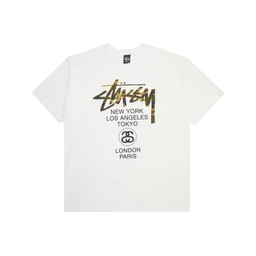 Stussy Белый Мужской T-Рубашки