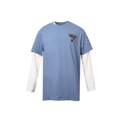 VANS Серо-голубые унисекс футболки