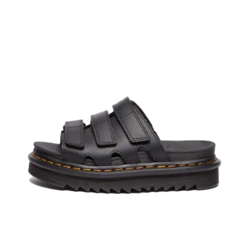 Dr.Martens Устойчивые к истиранию Слипоны Женские Черные