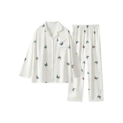 QIAOYUN Пижамный комплект женский сказочно-белый