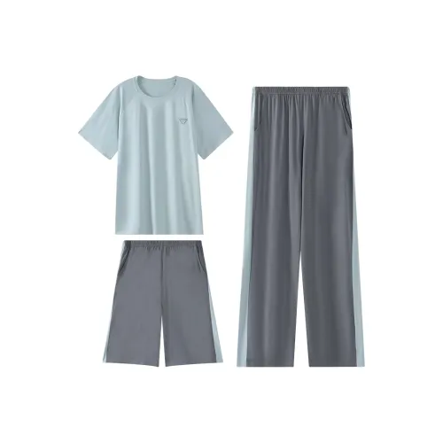 Huggy Kissy Пижамный комплект Мужской Светло-Синий