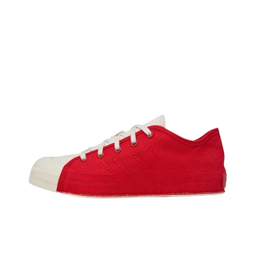 Adidas NIZZA LO Low Топ Кеды Унисекс Light Алый Чудесный Белый