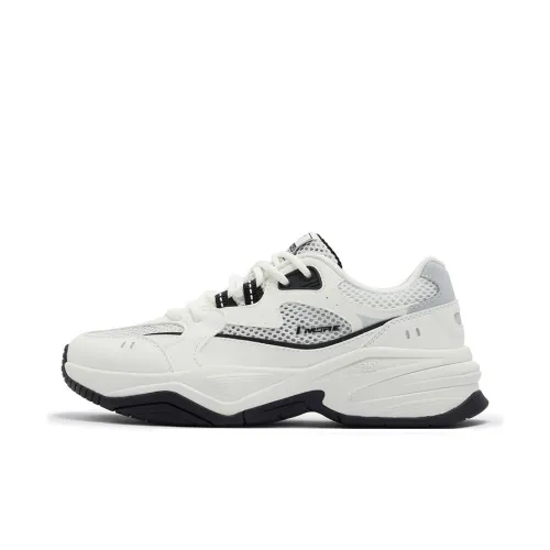 361° Sailing Series Дышащий и Износостойкий Низкий Топ Повседневные Беговые Кроссовки Женские Черный Белый