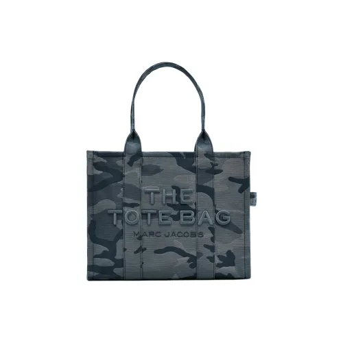 MARC JACOBS Вязаные ткани Жаккард Тоут Сумка Сумка для покупок Сумка Большая Женская Синяя