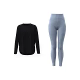 Чёрный + Серый Озерно-голубой