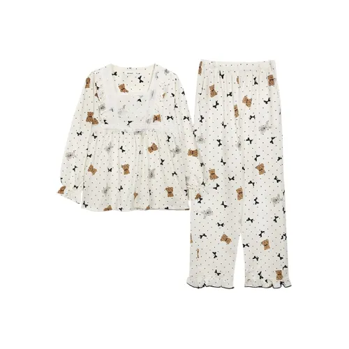 Beiyan Pajama Комплект Женский Абрикос