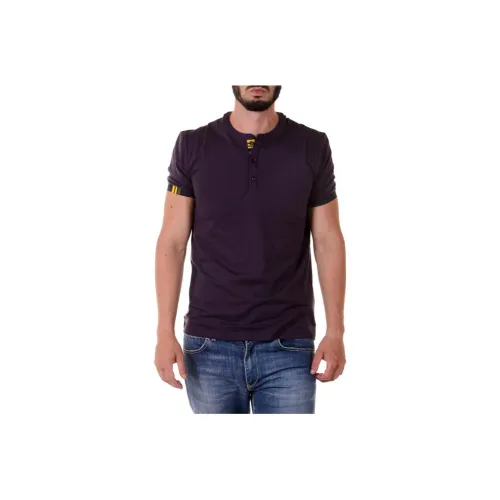 VERSACE COLLECTION Мужские Синие T-Рубашки
