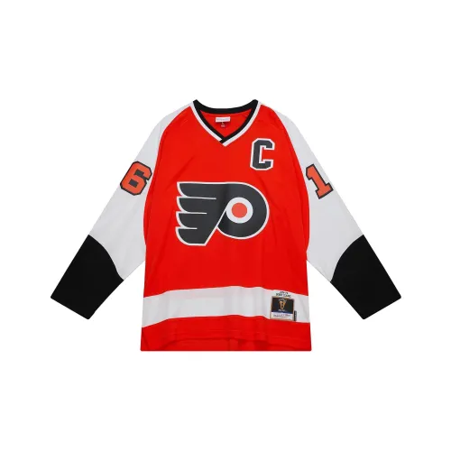 MITCHELL NESS T-Shirt Мужской Красный Белый