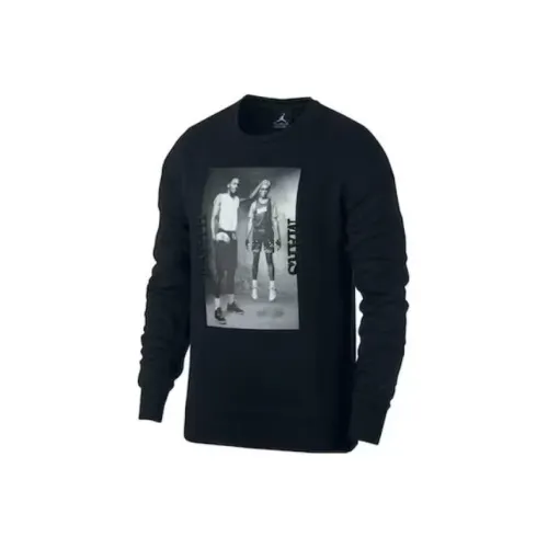 JORDAN Черные Мужские T-Рубашки