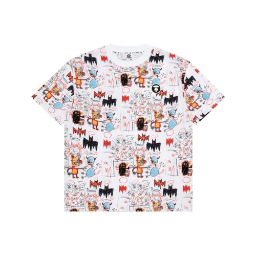 Aape x Jean Michel Basquiat Многоцветный MLX Мужская T-рубашка