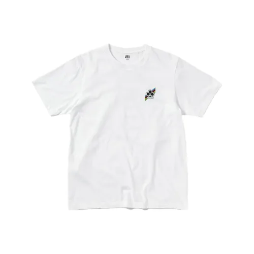 UNIQLO Белый Унисекс T-рубашки