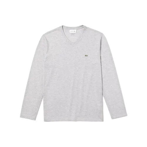 LACOSTE Серые Мужские T-рубашки