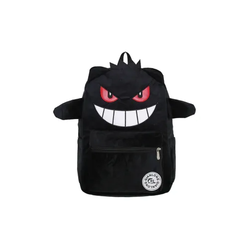 MINIPUDING Плюшевый рюкзак унисекс черный фиолетовый