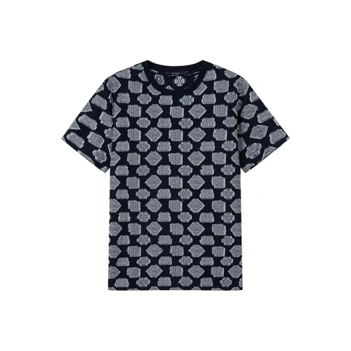 DAVID NAMAN Синий Мужской T-Рубашки