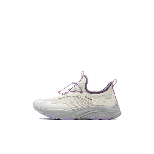 LINING YOUNG Sports Life Collection Низкий Топ Casual Champagne White Детский