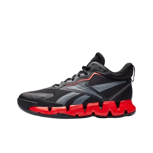 Reebok Zig Encore Баскетбольные кроссовки Низкий Топ Черный Красный Мужской