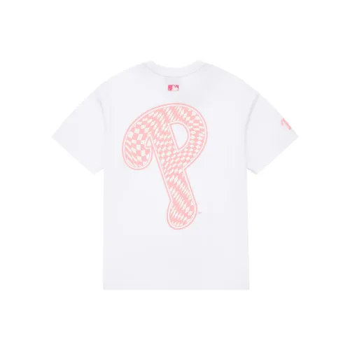 Mlb Base Logo Белая Унисекс Футболка