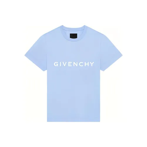 GIVENCHY SS23 T-Shirt Мужской Светло-Синий