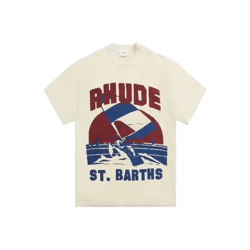 RHUDE Абрикос Мужская T-Рубашка