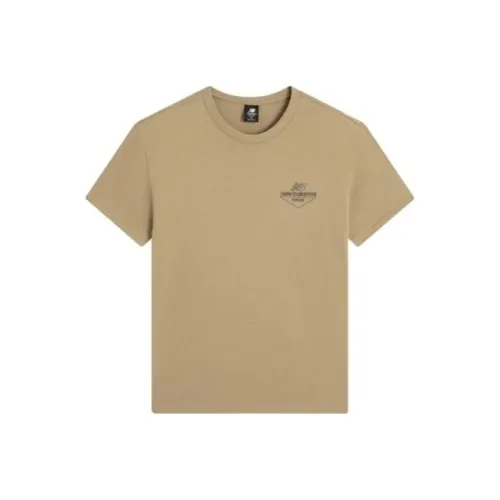 New Balance совместный бренд Коричневый Мужской T-рубашка