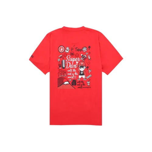 YONEX Свежий Красный Мужские T-рубашки