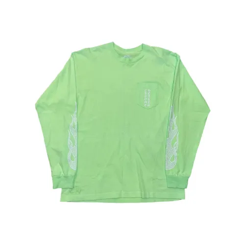 Chrome Hearts Зеленая Мужская Футболка