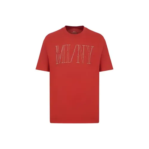 ARMANI EXCHANGE Red Мужская T-рубашка