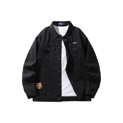 FCB ARCELONA Denim Jacket Unisex
