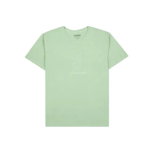 PLEASURES Зеленые Мужские Футболки