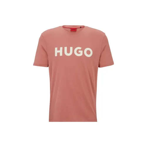 Hugo Boss SS23 T Рубашка Мужская Розовая