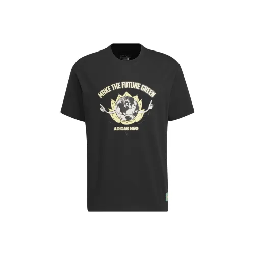 ADIDAS NEO T Shirt Унисекс Черный